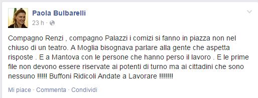 Mantova Elezioni Bulbarelli-PostBuffoni