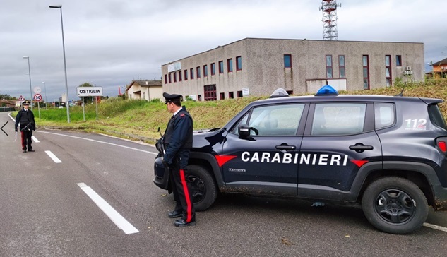Ostiglia Carabinieri Postodiblocco