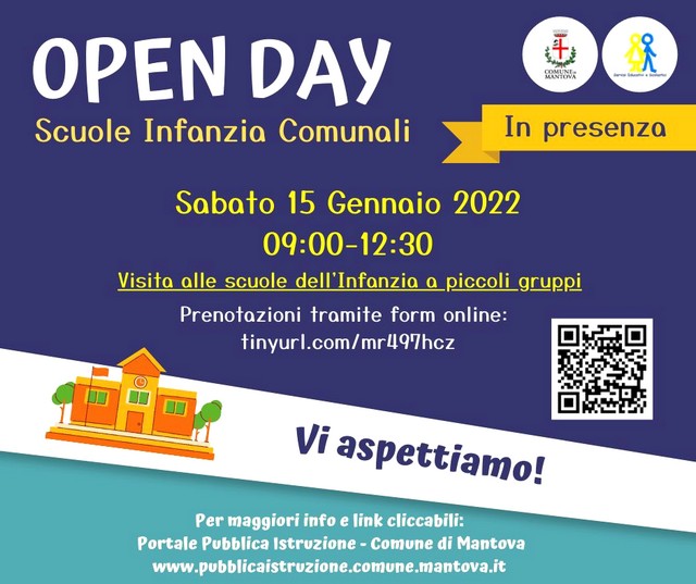 Mantova Comune Openday-Infanzia-Gennaio