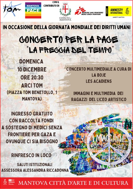 Mantova ArciTom ConcertoPace Locandina