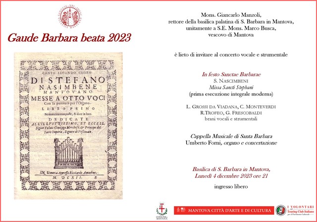 Mantova SantaBarbara ConcertoNascimbeni Locandina