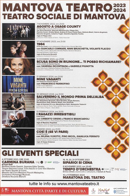 Mantova TeatroSociale StagioneProsa Locandina