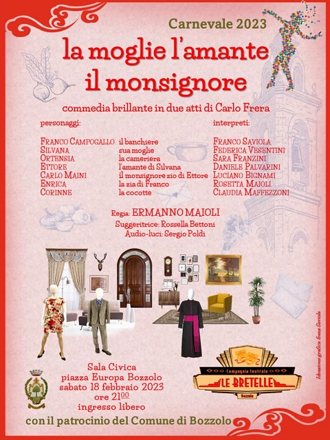 Bozzolo Teatro LaMoglieLAmanteEIlMonsignore