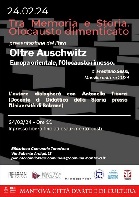 Mantova BibliotecaTeresiana OltreAuschwirz-Sessi Locandina