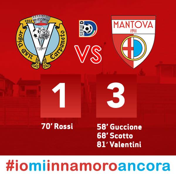 partita campionato Carpaneto-Mantova