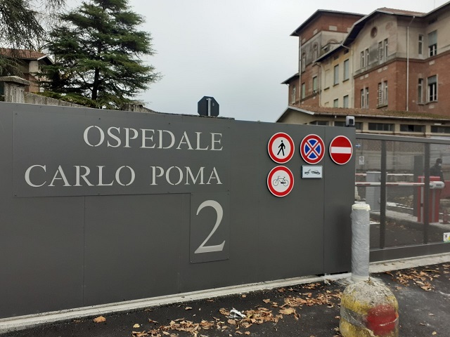 Mantova OspedalePoma Ingresso-VialePompilio1